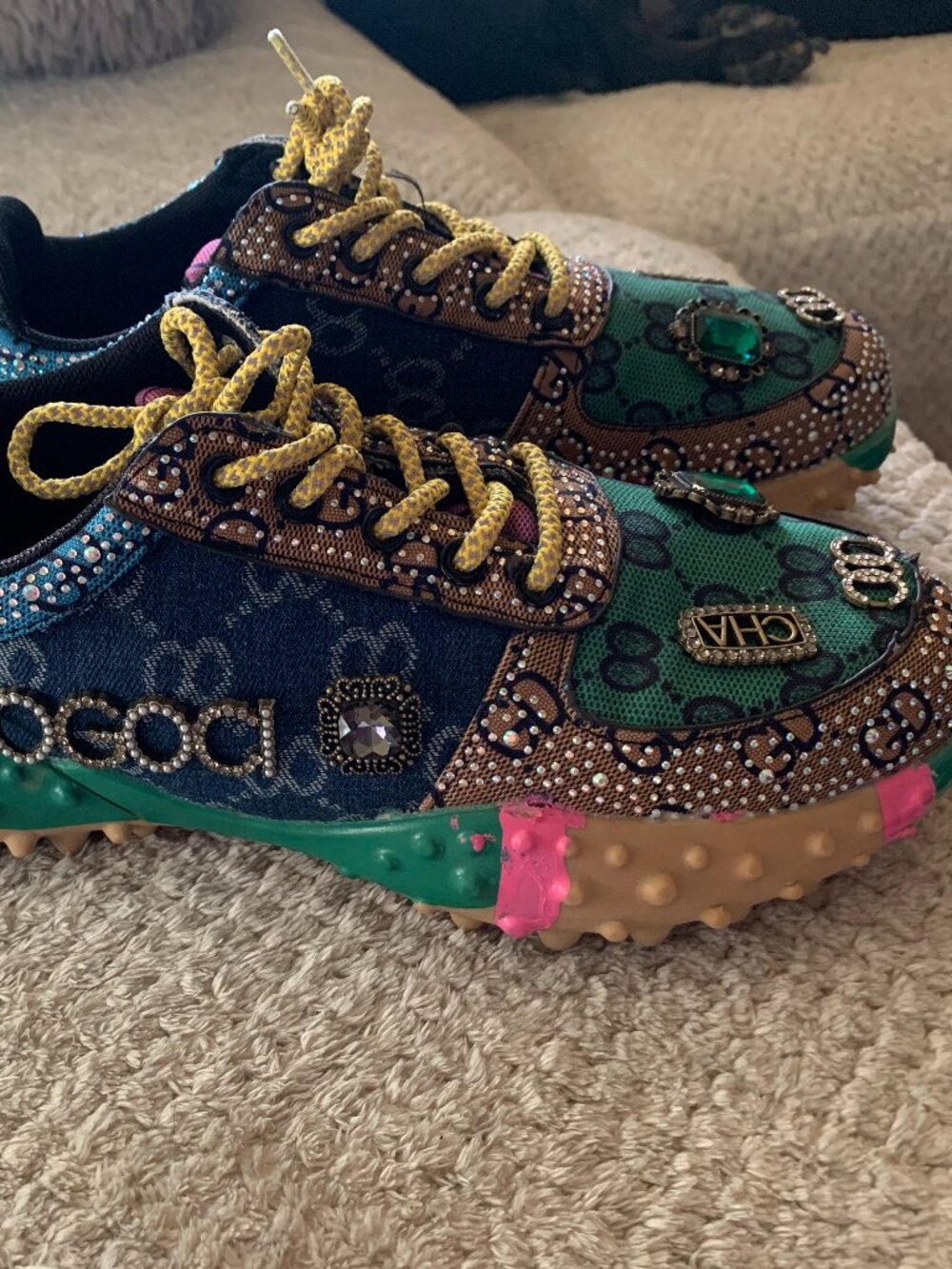 Bedazzeled Sneakers - Picture 2 of 7